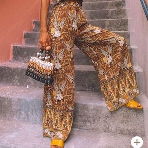 Spell and the Gypsy Collective / Sea and Sky Bianca Wide Leg Pants Size Medium